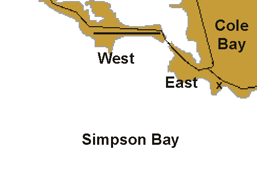 Simpson Bay map